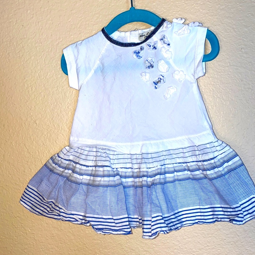 Eliane et Lena Paris 12mo Cotton Lined Dress